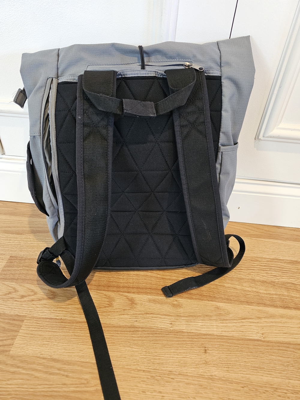 Nike Gray Roll-Top Men's Backpack - Picture 6 of 11